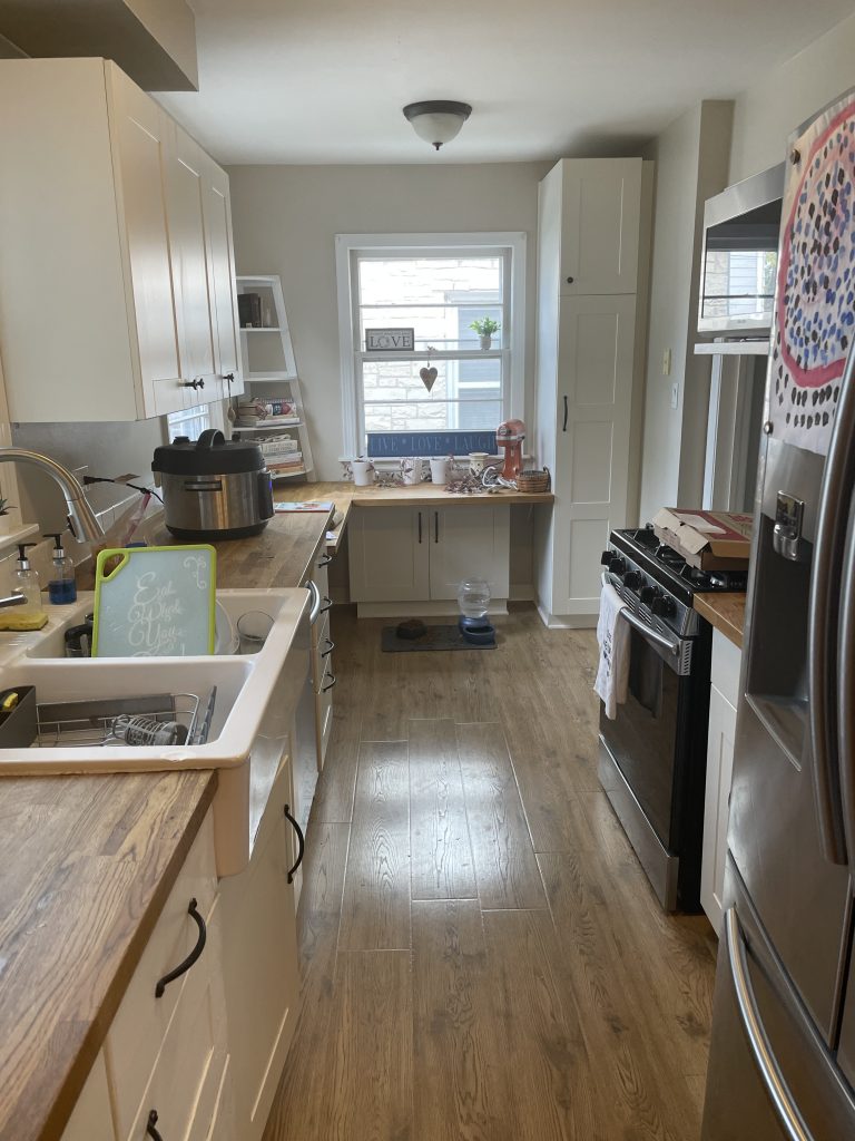 Before: Galley Kitchen Remodel